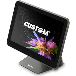 Σύστημα POS Custom Silk - Οθόνη αφής 15" - Intel Celeron J1900 - 4GB RAM - 64GB SSD - Windows 935KY180200L33