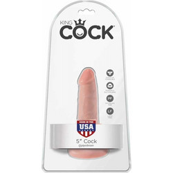 Pipedream King Cock 5" Ρεαλιστικό Dildo με Βεντούζα 13cm Caramel