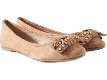 Μπαλαρίνα Feng Shoe Pump Flat M8-1370-31-BEIGE Γυναικείο