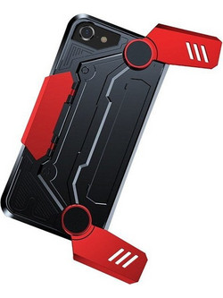 Gamer Case Grip Stand Red For iPhone 7/8