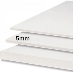 ΜΑΚΕΤΟΧΑΡΤΟ 5MM ΛΕΥΚΟ 50Χ70CM