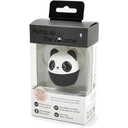 Legami Milano Pump Up The Volume Panda Mini Ηχείο Bluetooth 3W Μαύρο Λευκό