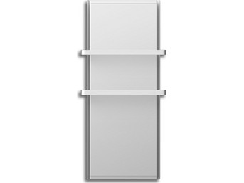 Radialight Icon 2B White Ηλεκτρική Πετσετοκρεμάστρα 1000W με Θερμοστάτη 110x45cm