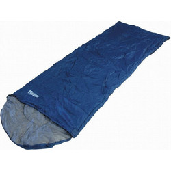 Panda Outdoor Ranger Hood Sleeping Bag Μονό 2 Εποχών Μπλε 12329