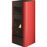 Eva Calor Adria 16C Red Σόμπα Pellet Αερόθερμη 15.4kW