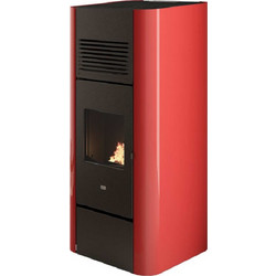 Eva Calor Adria 16C Red Σόμπα Pellet Αερόθερμη 15.4kW