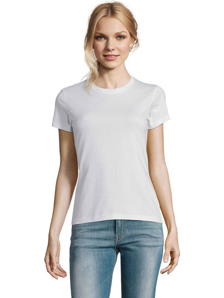 T-Shirt Γυναικείο Λευκό Βαμβακερό White Imperial Sols 11502-102