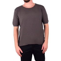 AMERICAN VINTAGE T-SHIRT ΚΟΝΤΟΜΑΝΙΚΟ γκρι ΜΕ ΛΑΙΜΟΚΟΨΗ ΚΑΝΟΝΙΚΗ ΕΦΑΡΜΟΓΗ
