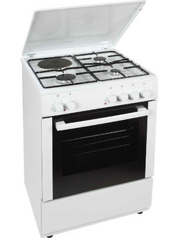 Carad GMW34401 Κουζίνα Ηλεκτρική 69lt με Εστίες Αερίου & Ρεύματος 60cm