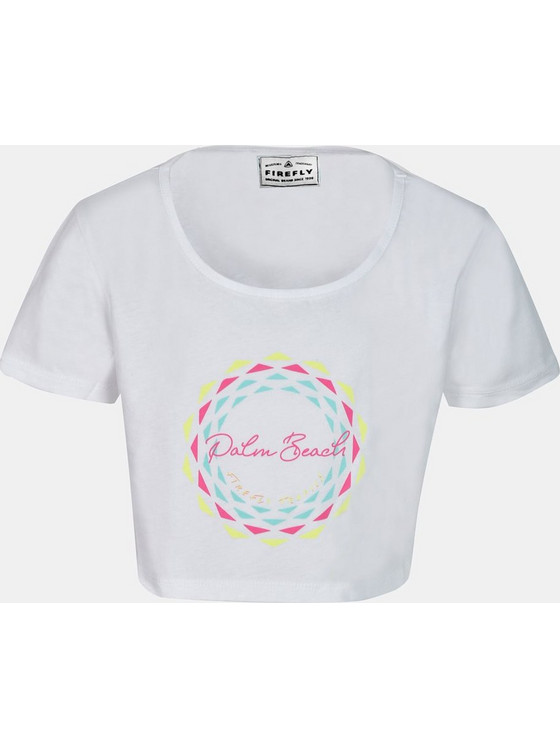 Firefly Fleur Παιδικό T-Shirt Κοντομάνικο Λευκό GT39-0001