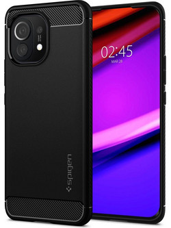Spigen Rugged Armor Back Cover Black (Xiaomi Mi 11)