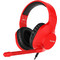 Sades Spirits Gaming Headset Over Ear Red