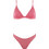 Gsecret Bikini Set Τριγωνάκι με Ενίσχυση Ψηλόμεσο Ροζ HH87533-13771