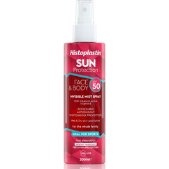 Heremco Histoplastin Sun & Invisible Αντηλιακό Spray Προσώπου & Σώματος SPF50 200ml