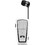 Fineblue FQ208 Ακουστικό Bluetooth In Ear Πέτου White