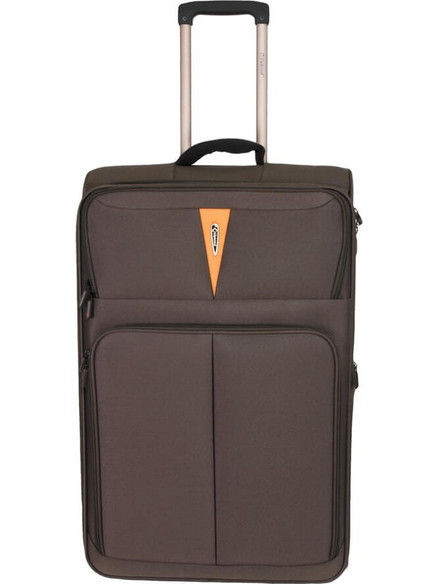 Diplomat ZC6100-61 Βαλίτσα Μεσαία 61x41x31cm με 2 Ρόδες Καφέ