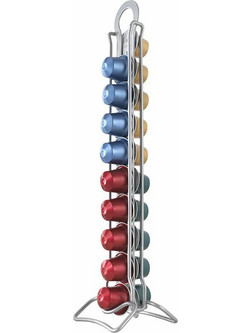 Μεταλλική Βάση για 20 Κάψουλες Nespresso 8 x 9 x 38 cm Metaltex Capsulo 363560