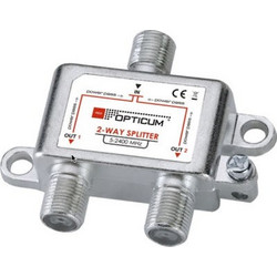 Opticum 2-Way Splitter Διακλαδωτής 2 εξόδων τύπου F