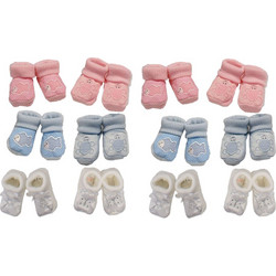 Πλεκτά παπουτσάκια αγκαλιάς Nursery Time BSS48K 0-6 μηνών