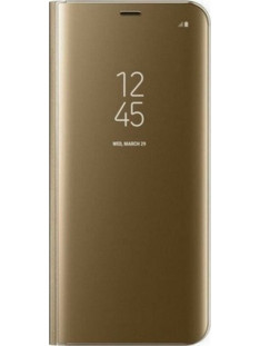 Θήκη Clear View Book για iPhone 12 Mini - Χρυσό
