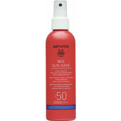 Apivita Bee Sun Safe Hydra Melting Αντηλιακό Spray Προσώπου & Σώματος SPF50 200ml