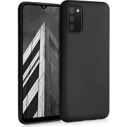 KWmobile Θήκη Σιλικόνης Samsung Galaxy A02s - Black Matte (54045.47)