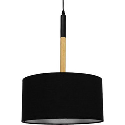 Globostar Bronx Series Black Κρεμαστό Φωτιστικό Οροφής Μονόφωτο E27 Μαύρο 01517