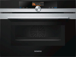 Siemens CM636GBS1 Εντοιχιζόμενος Φούρνος Μικροκυμάτων με Grill 45lt Μαύρος