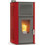 Thermiki Pellet Hydro 33 Red Σόμπα Pellet Καλοριφέρ 33kW
