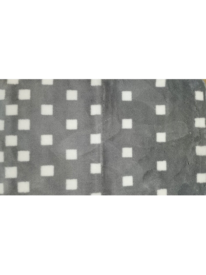 Ταπέτο μπάνιου squares Βελγίου Γκρί 60x100 10200010-1