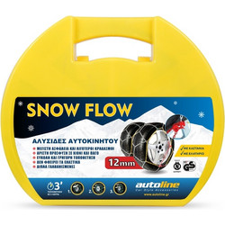 Autoline Snow Flow KN30 Αντιολισθητικές Αλυσίδες Χιονιού με Πάχος 12mm για Επιβατικό 2τμχ