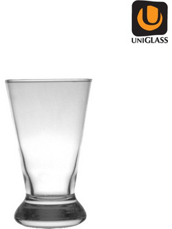 Uniglass Σετ Ποτήρια Καφέ Γυάλινα Lotus 12τμχ 92508