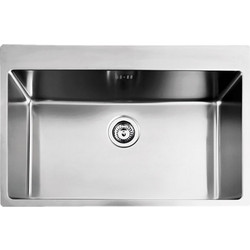 Fortinox Squadro 29075 Ένθετος Νεροχύτης Inox Ματ 76x50.5cm