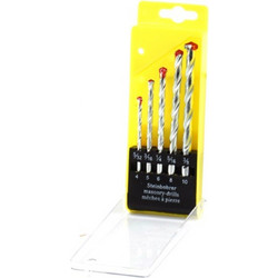 Lobster drill bits 4-10mm for concrete 5pcs (105010)
