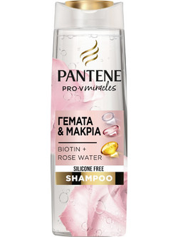 Pantene Pro V Miracles Biotin + Rose Water Σαμπουάν για Όγκο 300ml