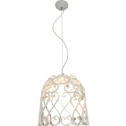 Home Lighting Lewis HL-3586-1PΜ Κρεμαστό Φωτιστικό Οροφής Μονόφωτο E27 Μπρονζέ Φ40cm 77-4013 Copper Green