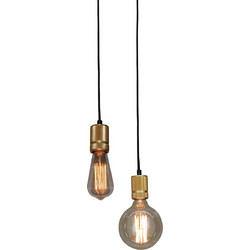 Home Lighting Beretta Κρεμαστό Φωτιστικό Οροφής Μονόφωτο E27 Χρυσό 77-3204 Gold
