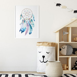 ΠΑΙΔΙΚΗ ΑΦΙΣΑ DREAMCATCHER 48276 (PVC/PLEXIGLASS ΑΣΠΡΗ ΚΟΡΝΙΖΑ) 40x60cm