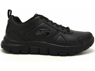 Skechers Track High Overtime Ανδρικά Αθλητικά Παπούτσια Trail Running Μαύρα 999894-BBK
