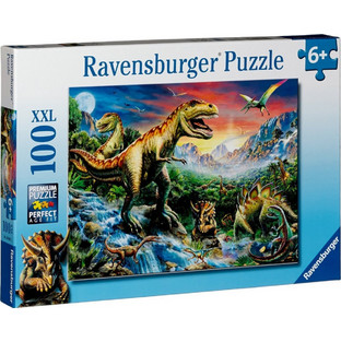 Παιδικό Puzzle Ravensburger Στην Χώρα των Δενοσάυρων XXL 100 Κομμάτια