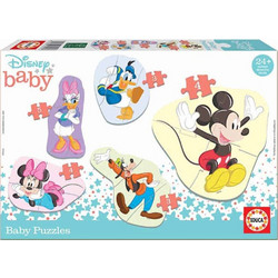 Παιδικό Puzzle Educa Disney Mickey & Friends 5 in 1 2x3 + 2x4 + 5 Κομμάτια