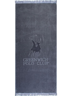 Greenwich Polo Club 3621 Πετσέτα Θαλάσσης Γκρι 90x190cm