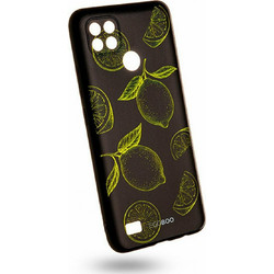 EGOBOO Mat Θήκη Realme C21 Lemons Fluo (RC21DTPULEMF)