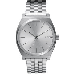Nixon Time Teller Ανδρικό Ρολόι με Ασημί Μεταλλικό Μπρασελέ A045-1920-00