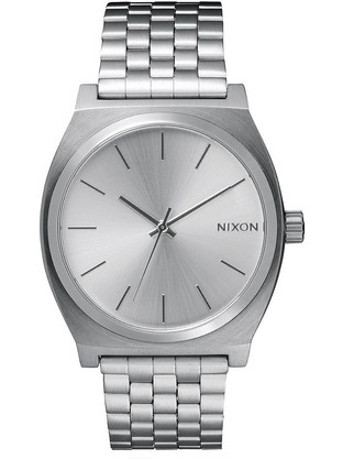 Nixon Time Teller Ανδρικό Ρολόι με Ασημί Μεταλλικό Μπρασελέ A045-1920-00