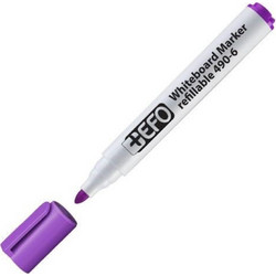 Μαρκαδόρος Πίνακα +Efo Fine 2-3mm Μωβ (Επαναγεμιζόμενος)