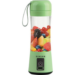 Singer PB 138GR Φορητό Μπλέντερ για Smoothie 380ml 100W