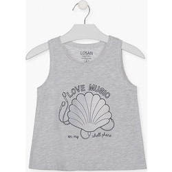 Losan Παιδικό T-Shirt Αμάνικο Γκρι 114-1210AL