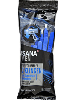 Isana Men 2-Blade Razors 10τμχ