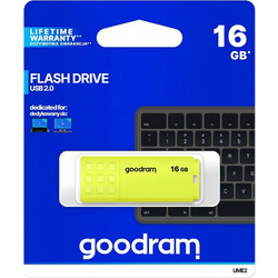 GoodRam UME2 16GB USB Stick 2.0 με USB-A Κίτρινο
